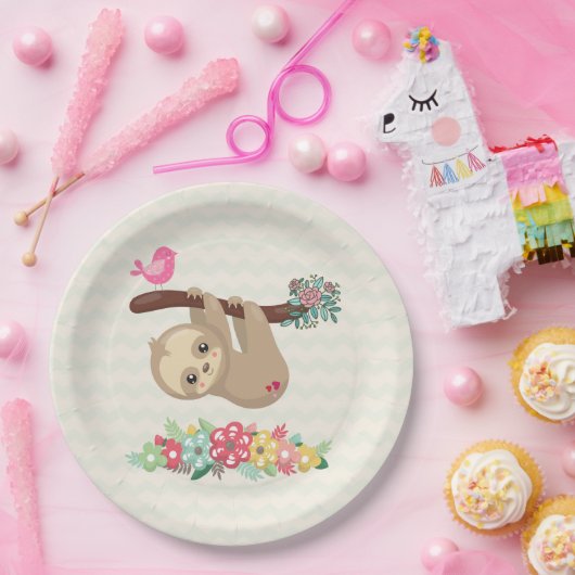 Assiettes En Carton Joli fentes Brown accrochées à l'envers (Fête)