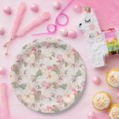 Assiettes En Carton Joli floral (Fête)