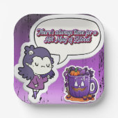 Assiettes En Carton Joli Halloween ! 👻 (Recto)