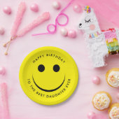 Assiettes En Carton Joli Jaune Jaune Anniversaire (Fête)