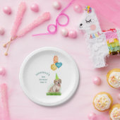 Assiettes En Carton Joli Labrador Chiot Anniversaire Paw-ty Balloons (Fête)