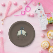 Assiettes En Carton Joli mouton à mâchoires™ - (Fête)
