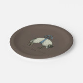 Assiettes En Carton Joli mouton à mâchoires™ - (Angle)