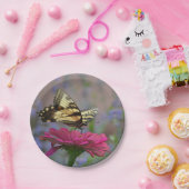 Assiettes En Carton Joli papillon à queue noire (Fête)