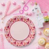 Assiettes En Carton Joli Pastel rose d'Halloween (Fête)