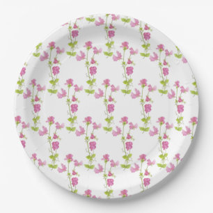 Assiettes En Carton Joli Pea Rose Sweet Pea Flower Art
