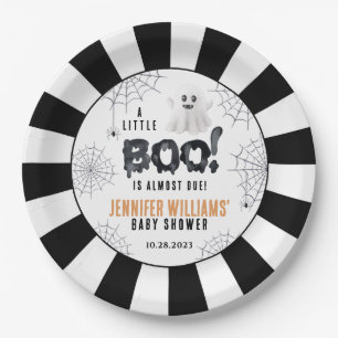 Assiettes En Carton Joli petit baby shower Halloween plaques papier
