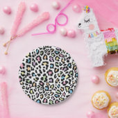 Assiettes En Carton Joli Poster de animal coloré (Fête)