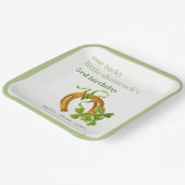 Assiettes En Carton Joli Shamrock  St Patrick's Day Anniversaire de en (Angulaire)