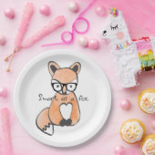 Assiettes En Carton Joli Smart Fox (Fête)