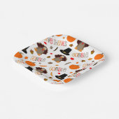 Assiettes En Carton Joli Thanksgiving Motif Gobble Remercier (Angulaire)