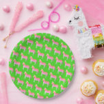 Assiettes En Carton Joli Zèbre coloré Pink Lime Baby shower vert<br><div class="desc">Idéal plaque en papier simple et mignonne pour un baby shower amusant ou une fête d'anniversaire! L'art fait main pour vous ! ENTIÈREMENT PERSONNALISABLE ! Cliquez sur "modifier à l'aide de l'outil de conception" pour ajouter du texte, ajuster les polices, les couleurs et les placements. Le design est également disponible...</div>