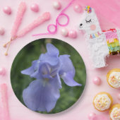 Assiettes En Carton Jolie ceinture bleue Iris Fleur (Fête)