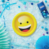 Assiettes En Carton Jolie fête des enfants Emoji visage Emoticon (Fête)