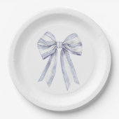 Assiettes En Carton Jolie Fête des mariées blanche pourpre (Devant)