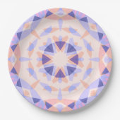 Assiettes En Carton Jolie fille amusante rose violet Anniversaire Star (Devant)