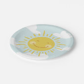 Assiettes En Carton Jolie journée ensoleillée (Angle)