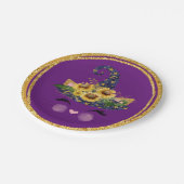 Assiettes En Carton Jolie Kitty sorcière Halloween (Angle)