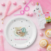 Assiettes En Carton Jolie machine à dormir, Étoiles, Princesse (Fête)