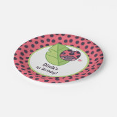 Assiettes En Carton Jolie Petite Ladybug Doodle Girls Birthday Party (Angle)
