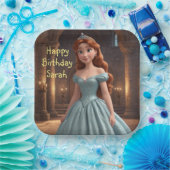 Assiettes En Carton Jolie princesse (Fête)