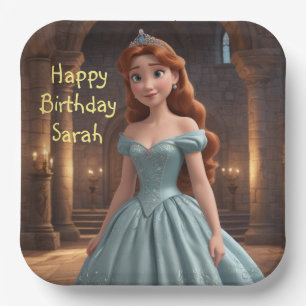 Assiettes En Carton Jolie princesse