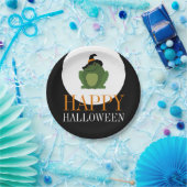 Assiettes En Carton Jolie Sorcière Toad, Bonne Halloween (Fête)