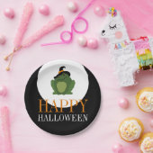 Assiettes En Carton Jolie Sorcière Toad, Bonne Halloween (Fête)
