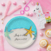 Assiettes En Carton Jolie Starfish Summer Plate de papier (Fête)