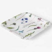 Assiettes En Carton Jolies Fleurs Thistler Dragonfly Design (Angulaire)