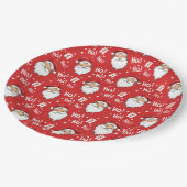Assiettes En Carton Jolly Noël Père Noël (Angle)