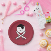 Assiettes En Carton Jolly roger convivial (Fête)