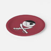 Assiettes En Carton Jolly roger convivial (Angle)
