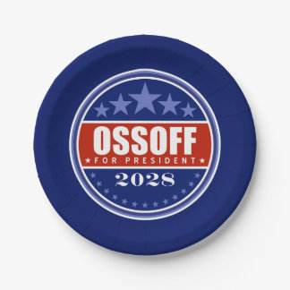 Assiettes En Carton Jon Ossoff Président 2028