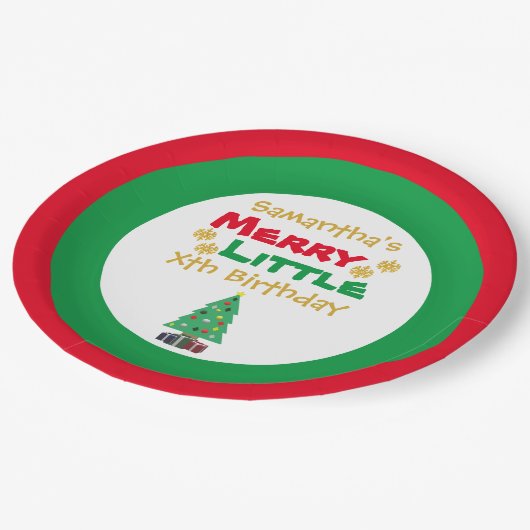 Assiettes En Carton Jory Little Plaques Papier d'anniversaire (Angle)