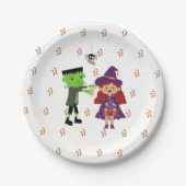 Assiettes En Carton Jote Candy Corn Enfants Halloween Costume Party (Devant)