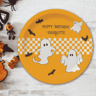 Assiettes En Carton Jote Éffrayant Fantôme Halloween Ado Anniversaire