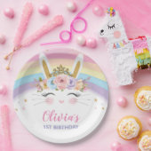 Assiettes En Carton Jote Lapin Lapin Fête d'Anniversaire (Fête)