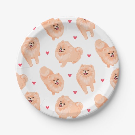 Assiettes En Carton Jote Pomeranian Chig Party (Devant)