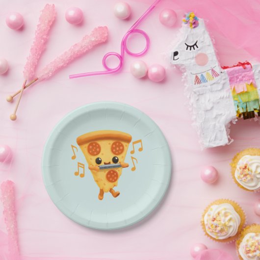 Assiettes En Carton Jouer à trancher une corbeille harmonique (Fête)