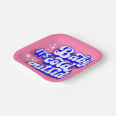 Assiettes En Carton Jouer bébé, c’est froid en hiver (Angulaire)