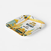 Assiettes En Carton jouer enfants Construction simple camions 5e anniv (Angulaire)