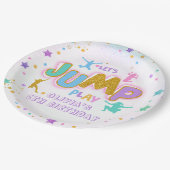 Assiettes En Carton Jouer Jeu Anniversaire Jump Trampoline Plaque papi (Angle)
