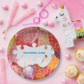 Assiettes En Carton Jouer Puzzle Balloon Anniversaire Plaques papier d (Fête)