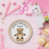 Assiettes En Carton Jouet à l'ours mignonne Jouet à l'ours mignonne (Fête)