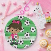 Assiettes En Carton Joueur de football (Fête)