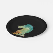 Assiettes En Carton Joueur d'échecs Chevalier Chevalier Échecs Lover C (Angle)