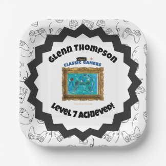 Assiettes En Carton Joueurs classiques Cool de fête d'anniversaire Pla