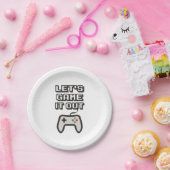 Assiettes En Carton Jouons-le (Fête)