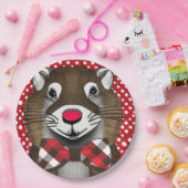 Assiettes En Carton Jour de la marmotte (Fête)